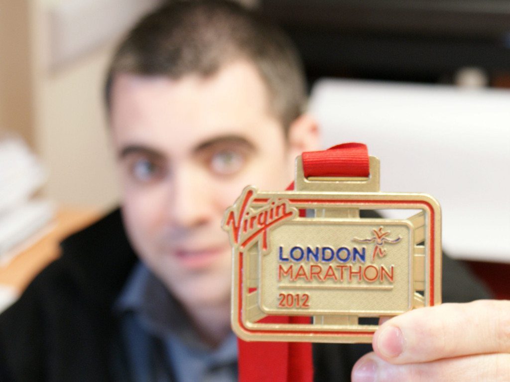 Steve completes the London Marathon