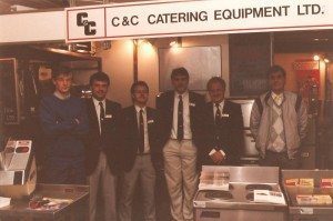 Paul on right hand side of photo 1987 along with John Kitchin, Peter Kitchin, Ian Berrow